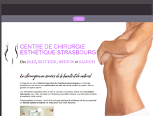Tablet Screenshot of centre-chirurgie-esthetique-strasbourg.com